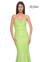 La Femme Dress 32092 - NEON GREEN