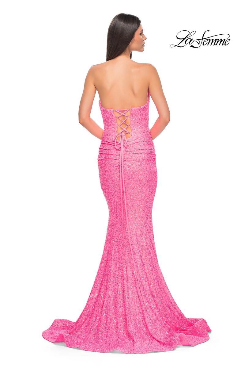 La Femme Dress 32092 - NEON PINK