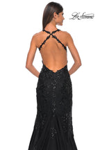 La Femme Dress 32107 - BLACK