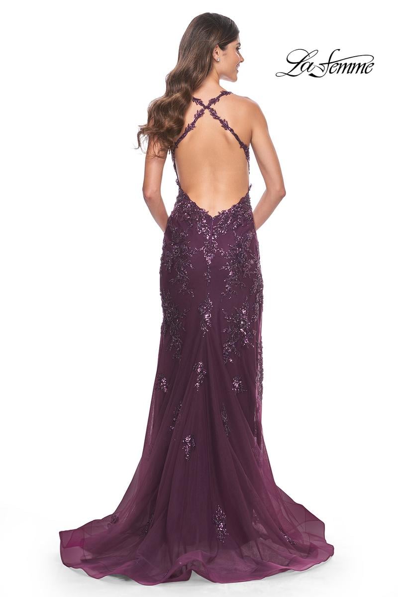 La Femme Dress 32107 - DARK BERRY