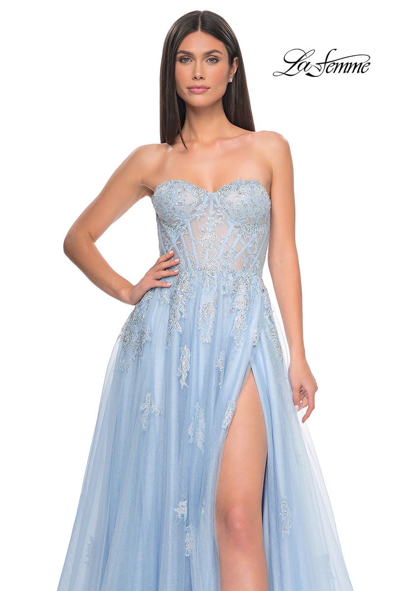 La Femme Dress 32111 - CLOUD BLUE