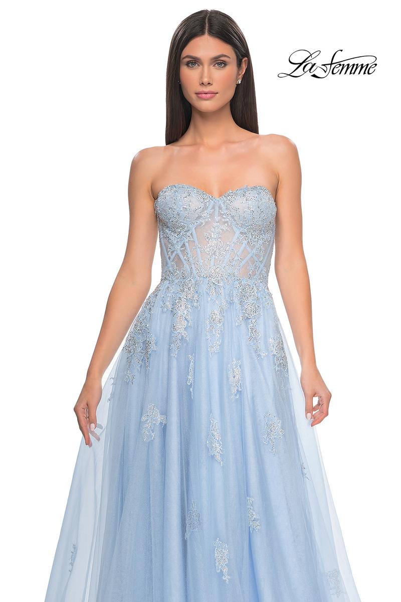 La Femme Dress 32111 - CLOUD BLUE