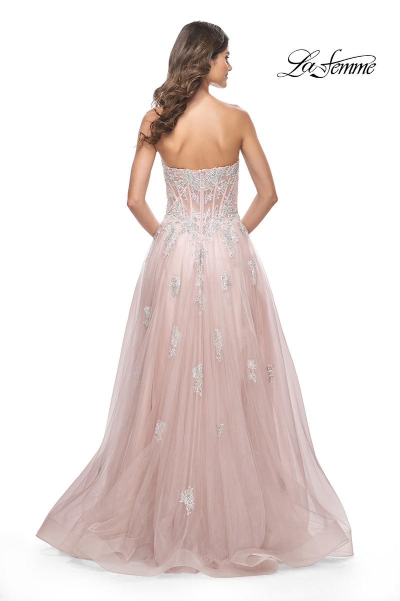 La Femme Dress 32111 - MAUVE