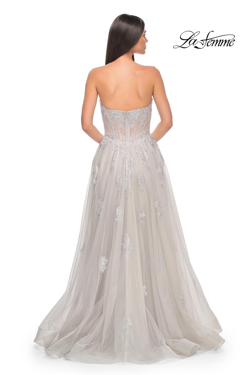 La Femme Dress 32111 - SILVER