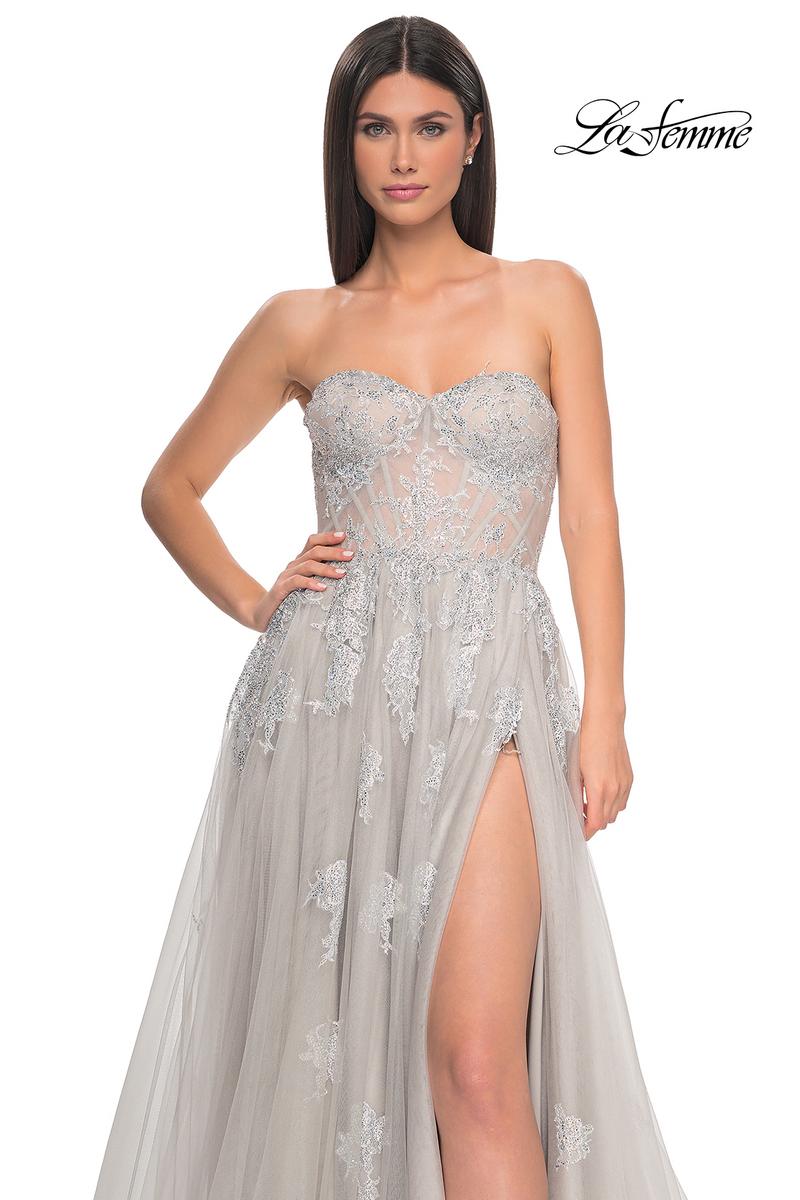 La Femme Dress 32111 - SILVER