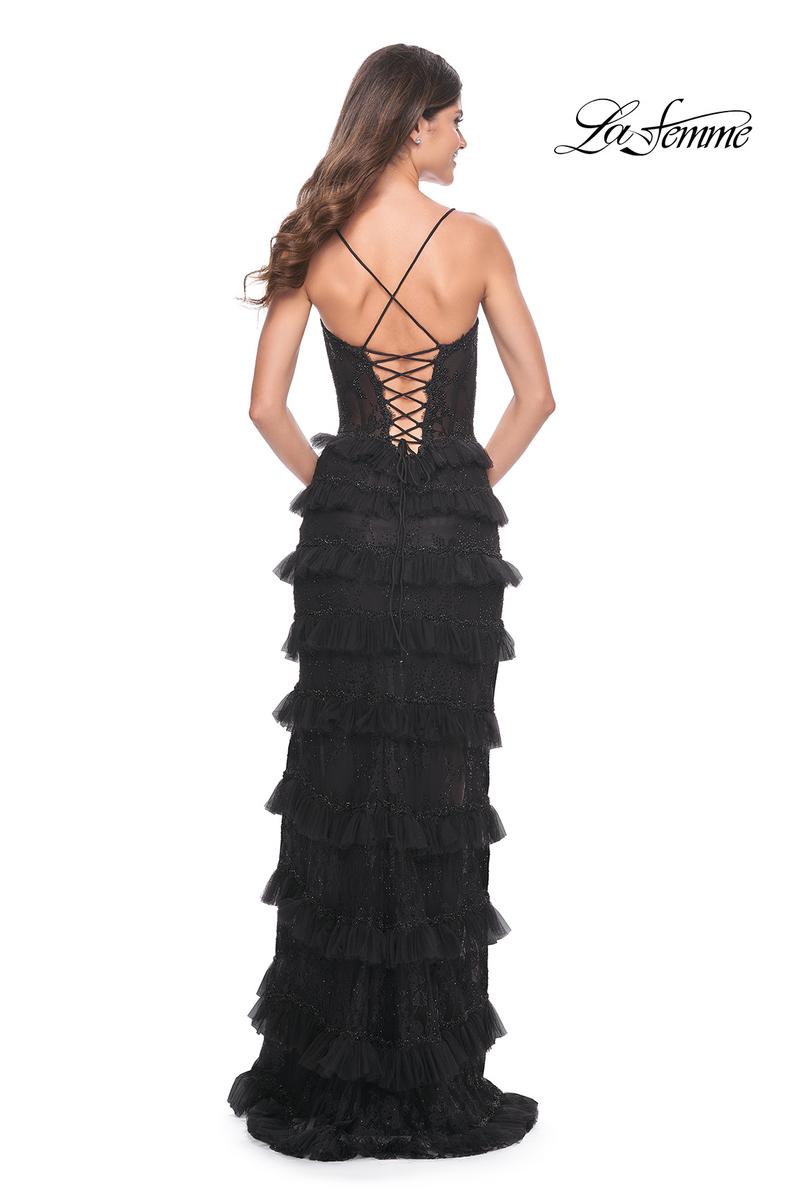 La Femme Dress 32113 - BLACK