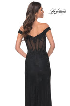 La Femme Dress 32116 - BLACK