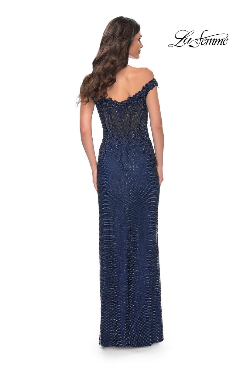 La Femme Dress 32116 - MARINE BLUE