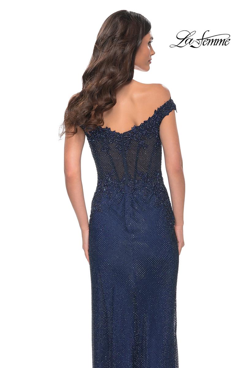 La Femme Dress 32116 - MARINE BLUE