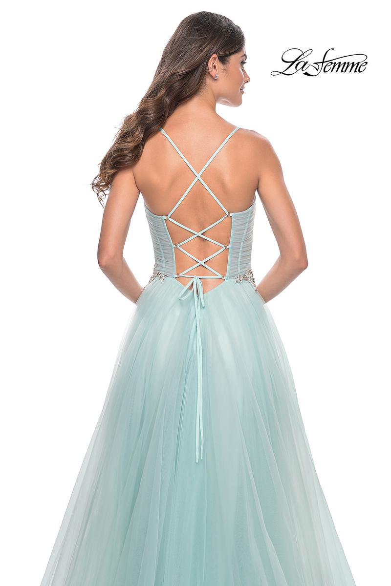 La Femme Dress 32117 - LIGHT BLUE