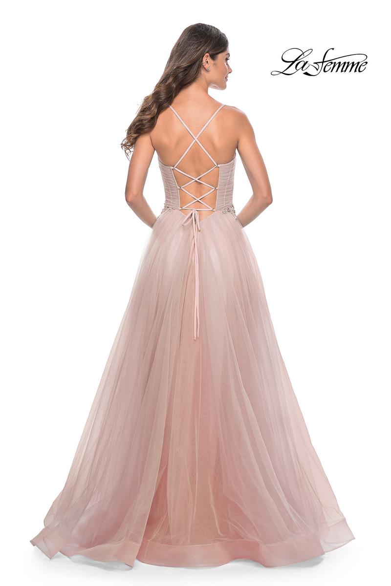La Femme Dress 32117 - MAUVE