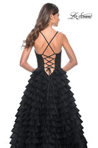 La Femme Dress 32128 - BLACK