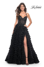 La Femme Dress 32128 - BLACK