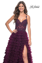 La Femme Dress 32128 - DARK BERRY