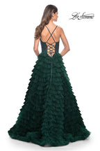 La Femme Dress 32128 - DARK EMERALD