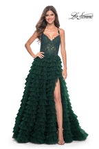 La Femme Dress 32128 - DARK EMERALD