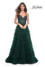 La Femme Dress 32128 - DARK EMERALD