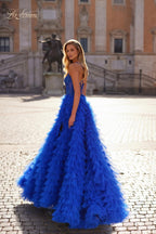 La Femme Dress 32128 - ROYAL BLUE