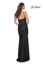 La Femme Dress 32132 - BLACK
