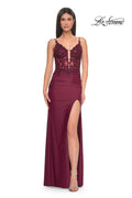 La Femme Dress 32132 - DARK BERRY