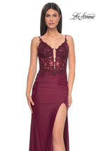 La Femme Dress 32132 - DARK BERRY