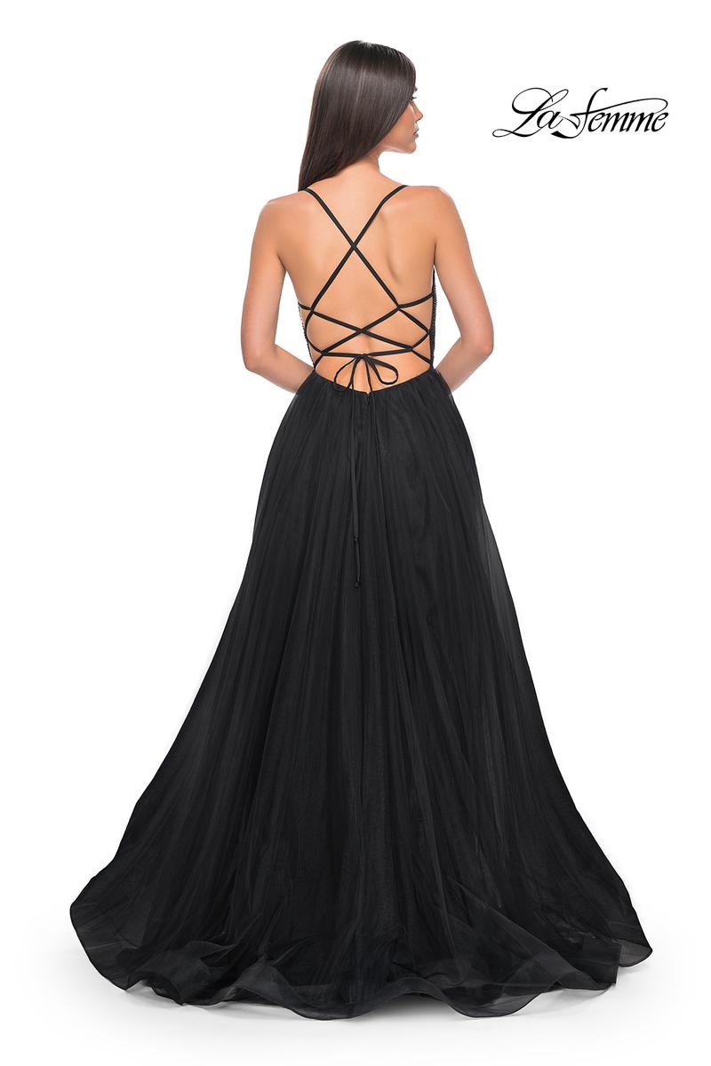 La Femme Dress 32135 - BLACK