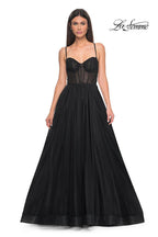 La Femme Dress 32135 - BLACK