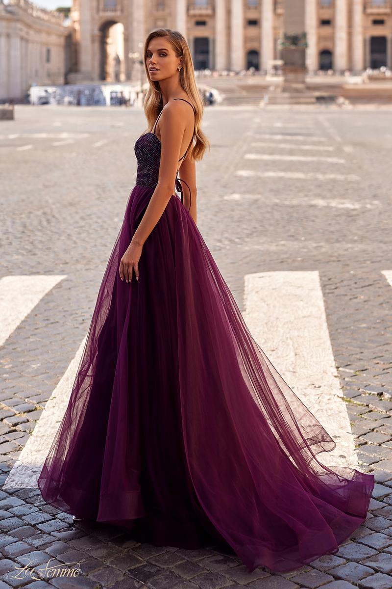 La Femme Dress 32135 - DARK BERRY
