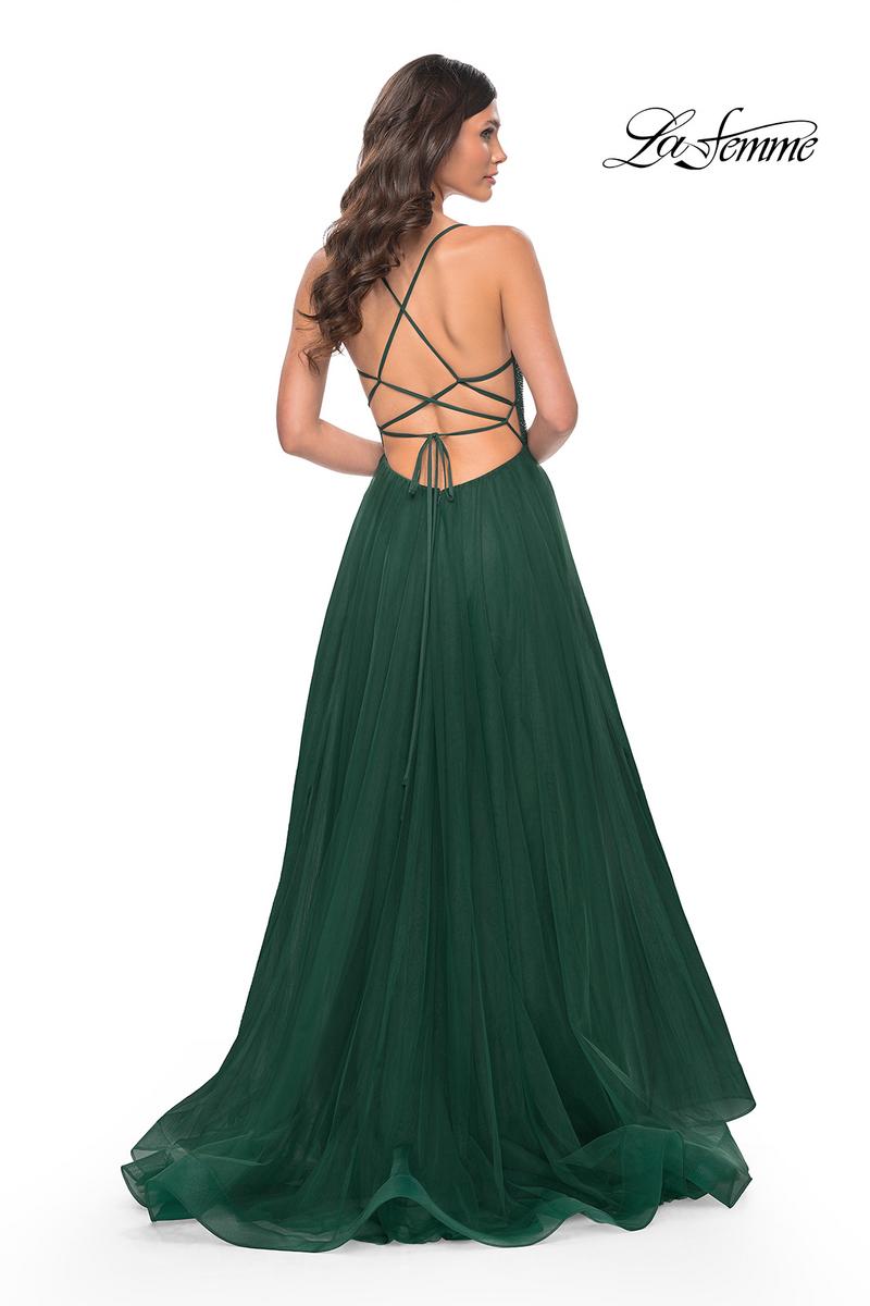 La Femme Dress 32135 - DARK EMERALD