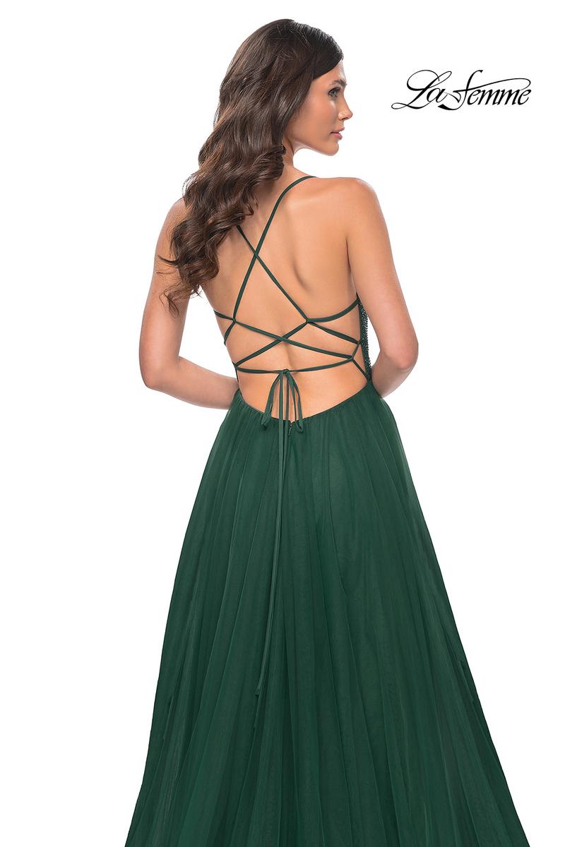 La Femme Dress 32135 - DARK EMERALD
