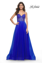 La Femme Dress 32135 - ROYAL BLUE