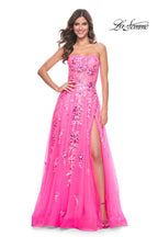 La Femme Dress 32137 - NEON PINK