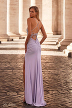 La Femme Dress 32139 - LIGHT PERIWINKLE