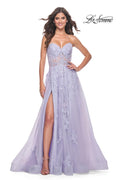 La Femme Dress 32145 - LIGHT PERIWINKLE
