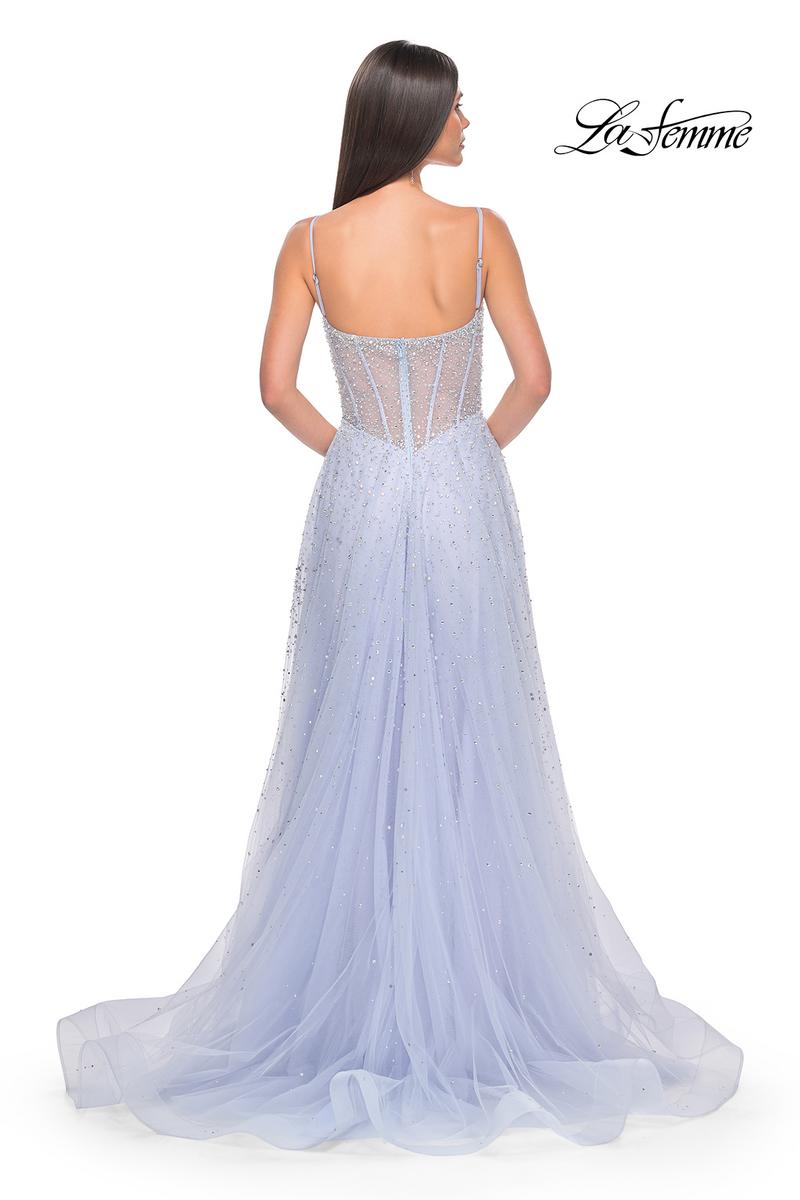 La Femme Dress 32146 - LIGHT PERIWINKLE