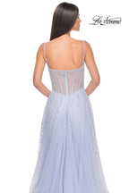 La Femme Dress 32146 - LIGHT PERIWINKLE