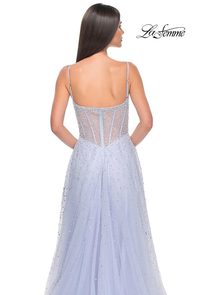 La Femme Dress 32146 - LIGHT PERIWINKLE