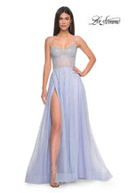 La Femme Dress 32146 - LIGHT PERIWINKLE