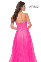 La Femme Dress 32146 - NEON PINK