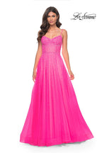 La Femme Dress 32146 - NEON PINK