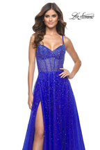 La Femme Dress 32146 - ROYAL BLUE