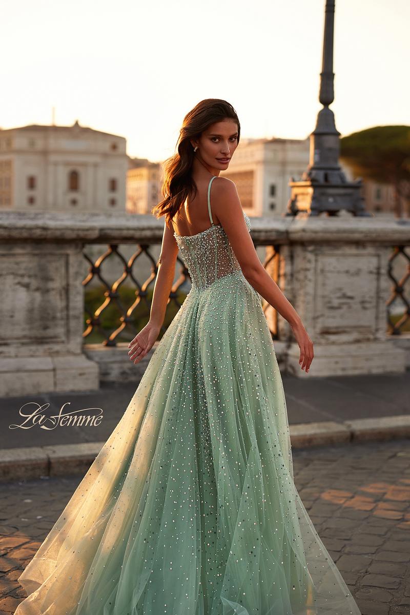La Femme Dress 32146 - SAGE