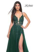 La Femme Dress 32147 - EMERALD