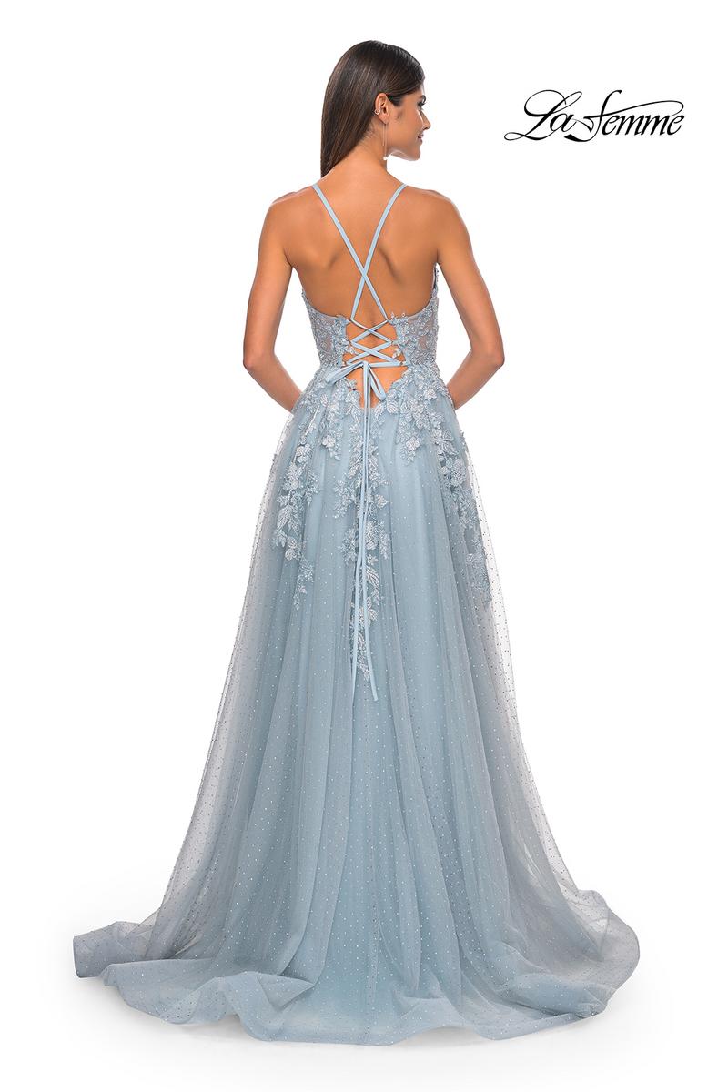 La Femme Dress 32147 - LIGHT BLUE