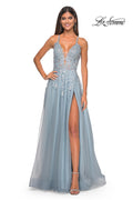 La Femme Dress 32147 - LIGHT BLUE