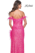 La Femme Dress 32150 - NEON PINK