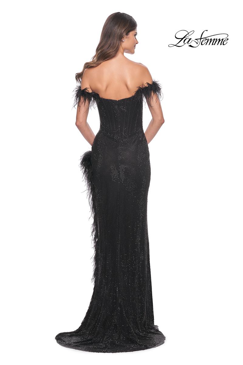 La Femme Dress 32151 - BLACK