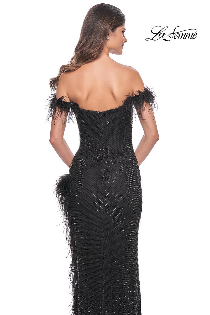 La Femme Dress 32151 - BLACK
