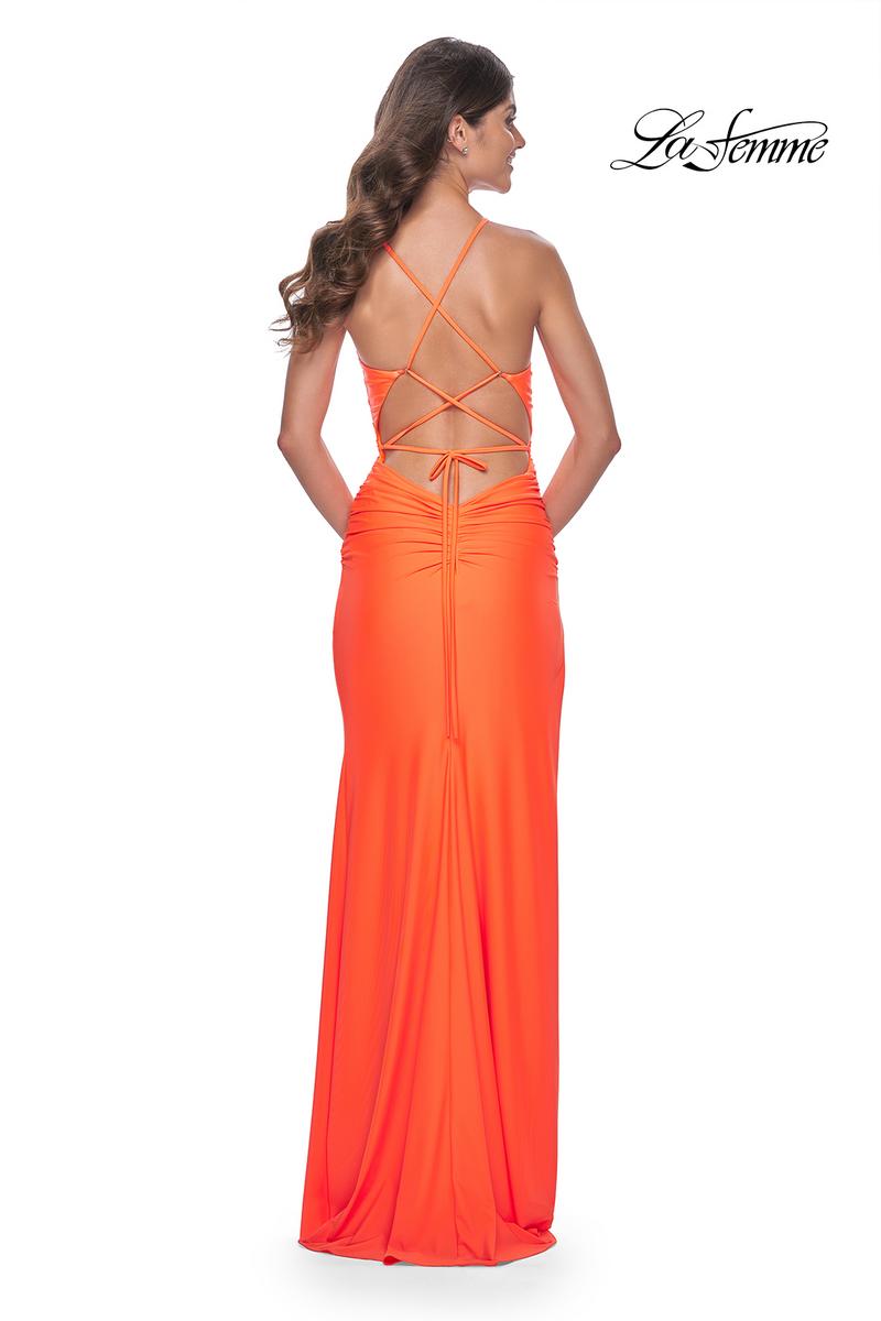 La Femme Dress 32152 - BRIGHT ORANGE