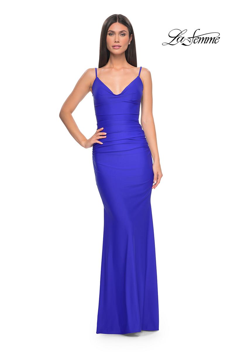 La Femme Dress 32153 - ROYAL BLUE
